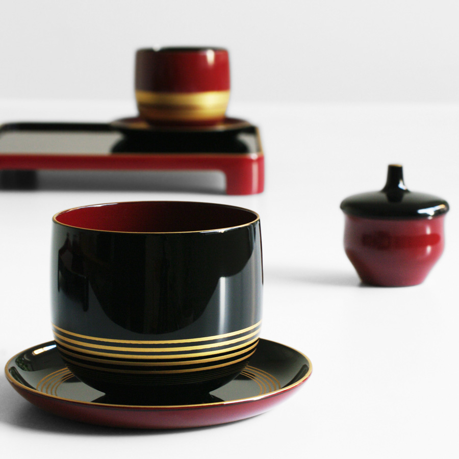 KINSEN トレイ isukeブランド 漆塗りのお膳 漆器の井助