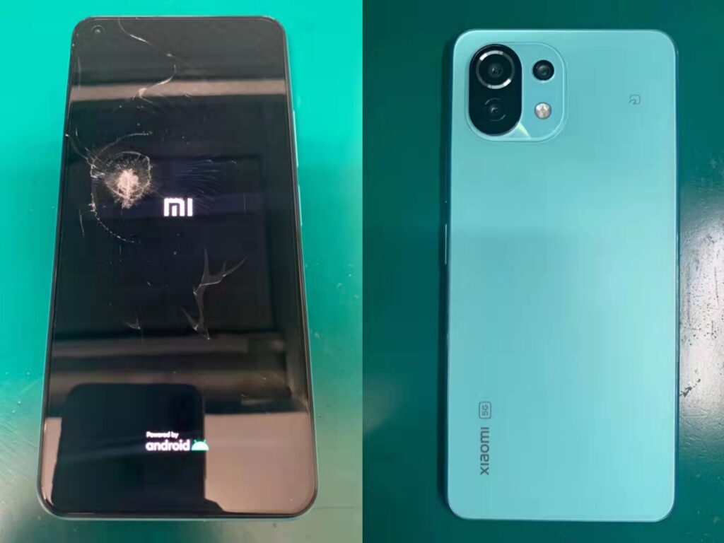 Xiaomi Mi 11 Lite 5G 即日画面修理 東京】映らない 表示されない 液晶