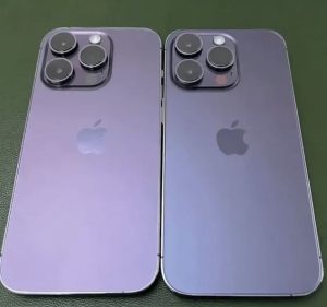 iPhone14 Proディープパープルのカラーが個体によって色合いが異なると