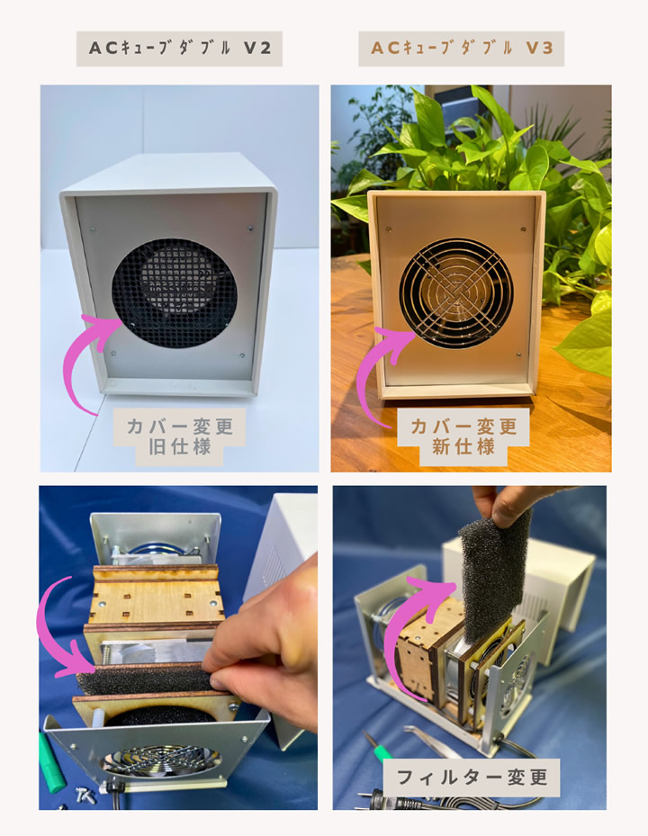 空気活性機 AC キューブダブル v3 Air Cube W | エアキューブ