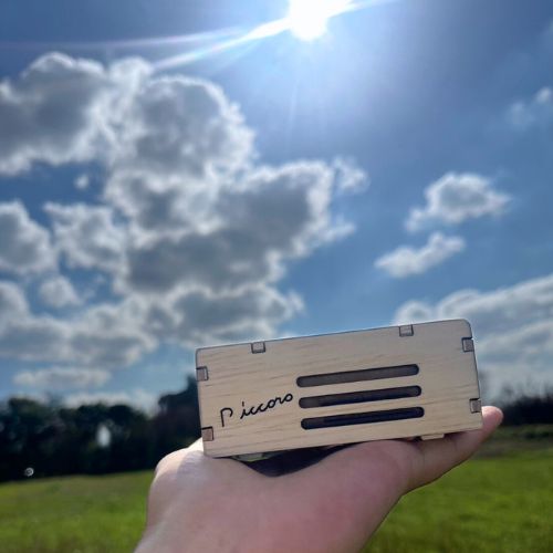 ピッコロ Piccoro 携帯用空気活性機 木製 v2 | テネモス - 伊路波いちば