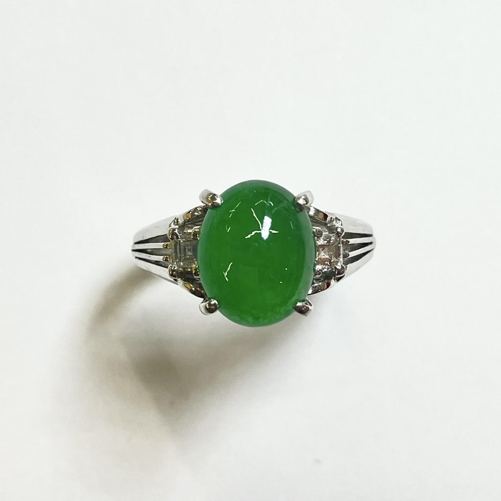 ラベンダー本翡翠 9.807ctの買取実績｜色石BANK