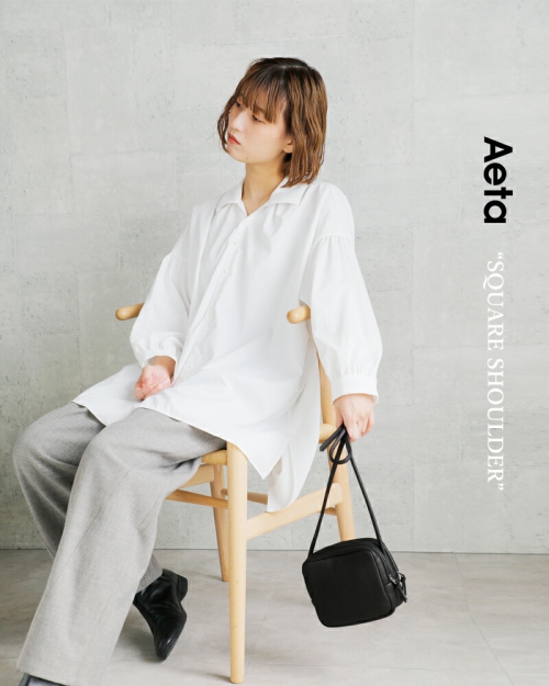Aeta アエタDA108 SQUARE SHOULDER ディアレザー スクエア ショルダー
