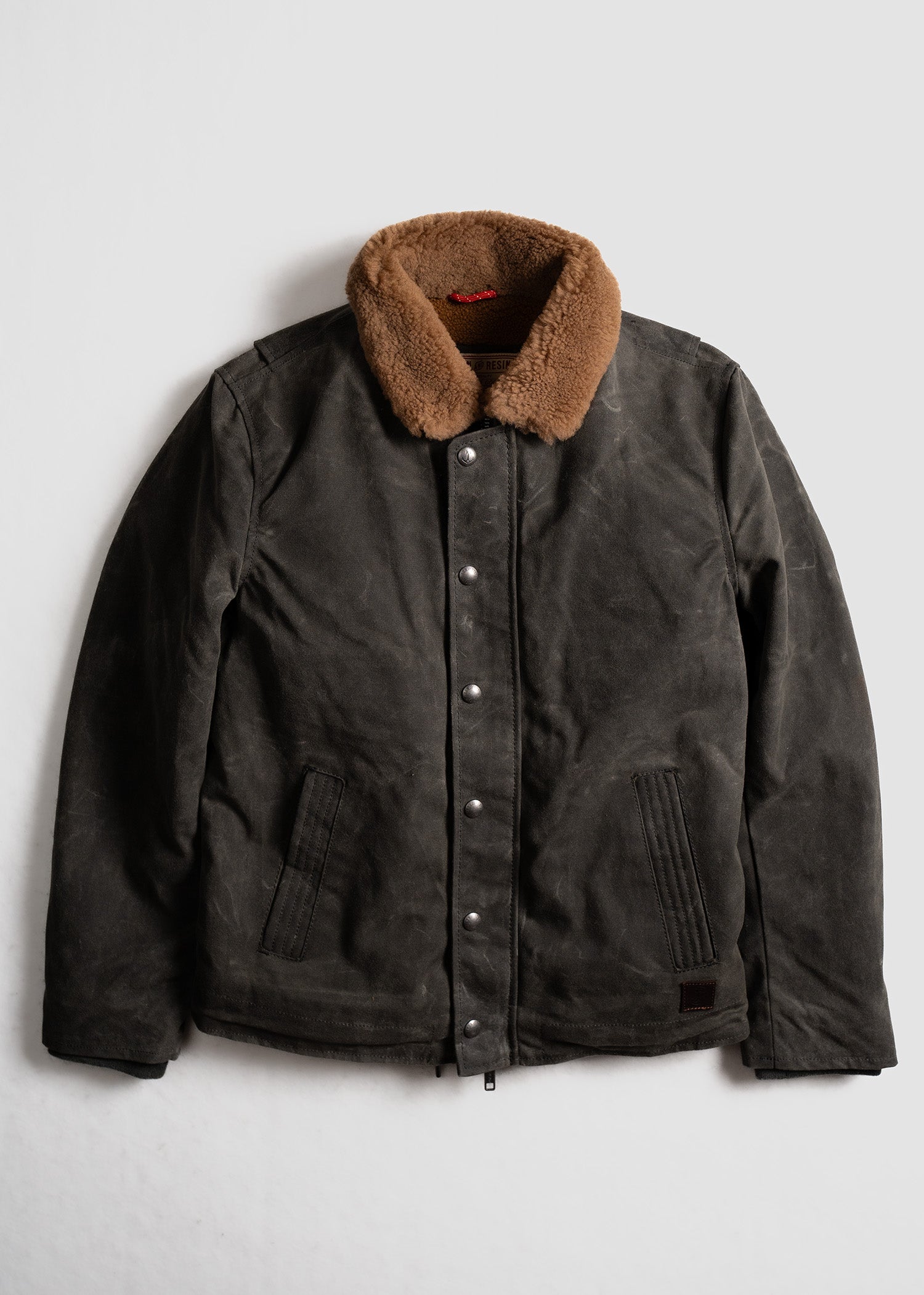 Shearling Collar Jacket – Men's Jacket with Sheepskin Collar