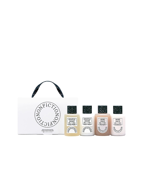 NONFICTION Body & Hair Mini Travel Set in Gentle Night & Rose Pale