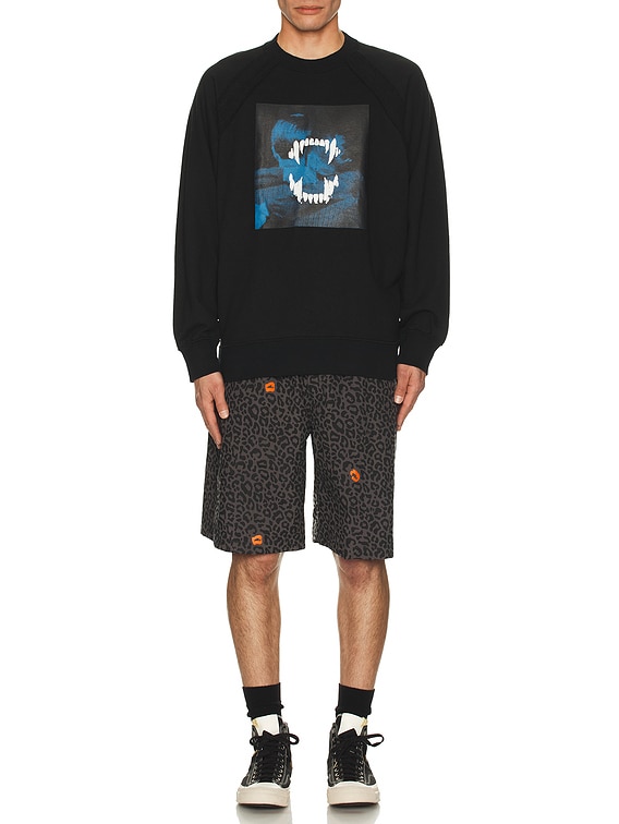 Undercover Teeth Reversible Sweatshirt in Black | FWRD