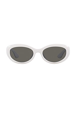 Oliver Peoples X Khaite 1969C Sunglasses in White | REVOLVE