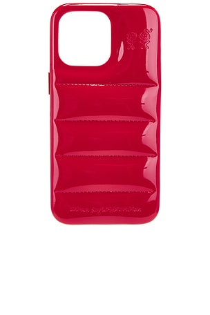 Urban Sophistication Iphone 15 Pro Max Glazed Puffer Case in Red