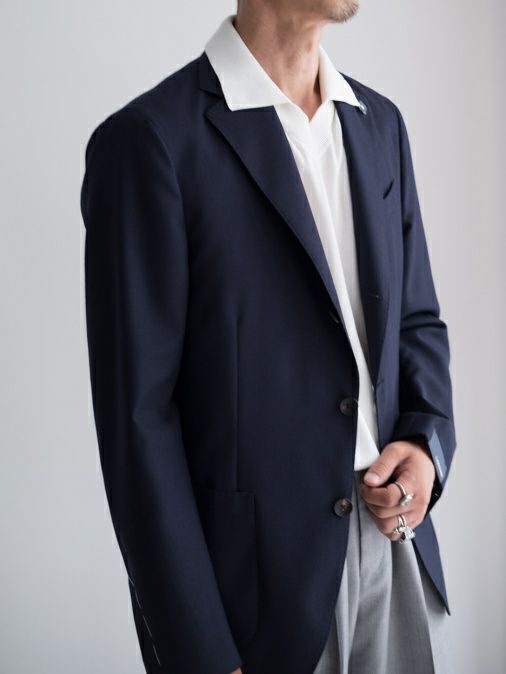 LARDINI ラルディーニ ジャケット NAVY | ITAL STYLE WEAR