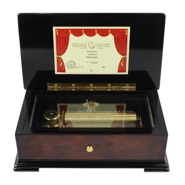 美品 REUGE リュージュ オルゴール CH3/72 AXA.72.5650.000.0088 花柄