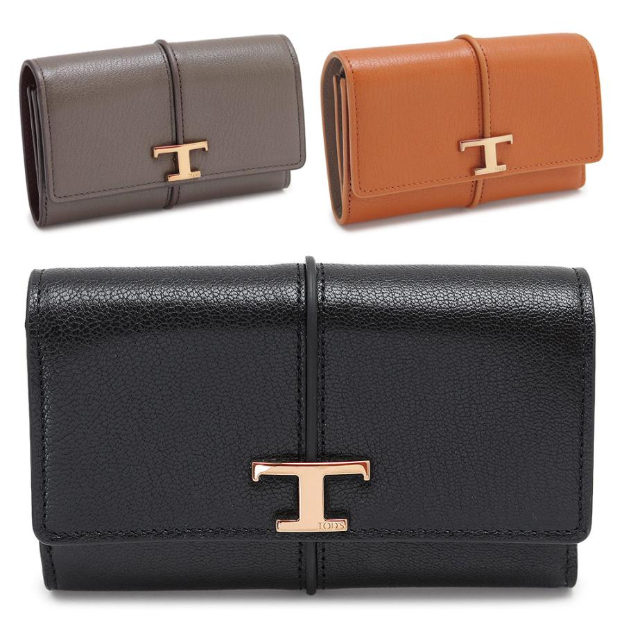TOD'S（トッズ） 折財布 レディース Tタイムレス XAWTSKB3300TLS 三