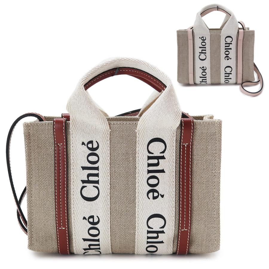 Chloe（クロエ） ミニ トートバッグ レディース WOODY CHC22AP237I26