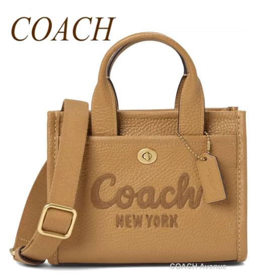 COACH（コーチ） COACH CAO26 カーゴ トート バッグ 20 レザー ハニー