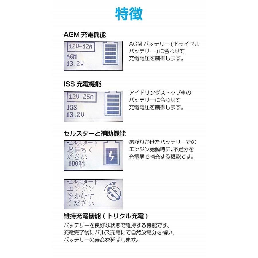 メルテック （正規店） 大自工業 MP-230 全自動パルス充電器 DC12V/24V