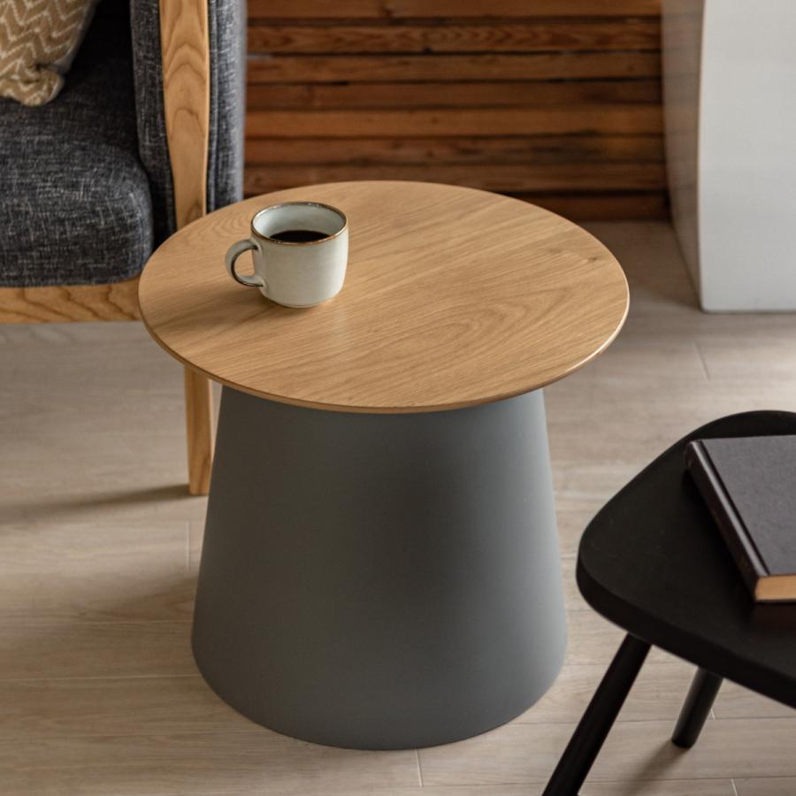 東谷 ラウンドテーブル 幅49cm 円形 木製 （ サイドテーブル ナイト