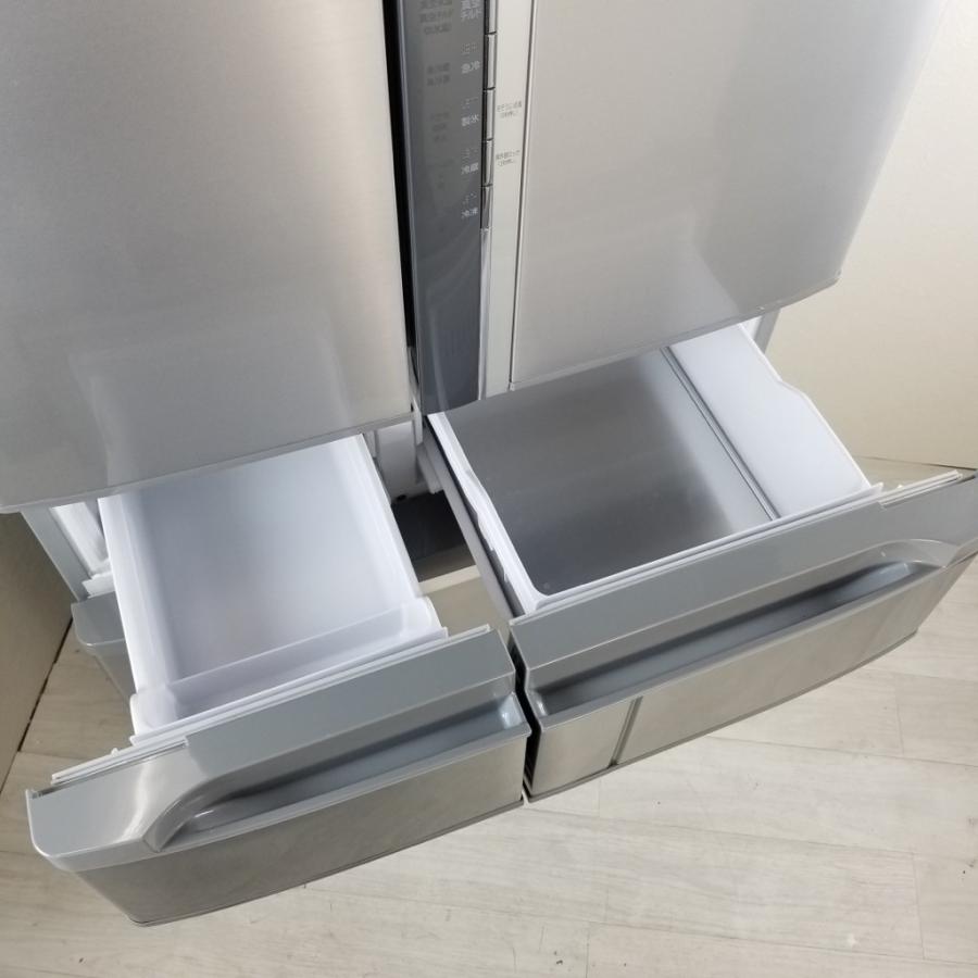 日立（HITACHI） 中古 520L 6ドア冷蔵庫 真空チルド R-SF52AM 2011年製