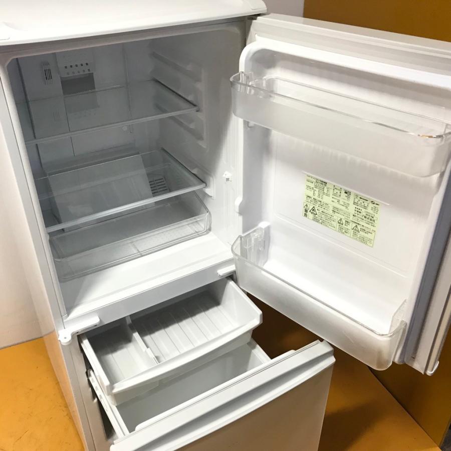 SHARP（シャープ） 冷蔵庫 137L SJ-14S-W 2010年製 「どっちもヒンジ