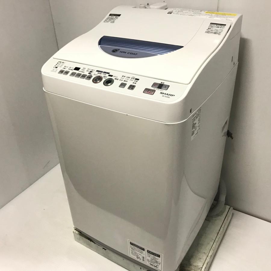 SHARP（シャープ） 中古 人気縦型洗濯乾燥機 ES-TG55L-A 洗濯5.5kg