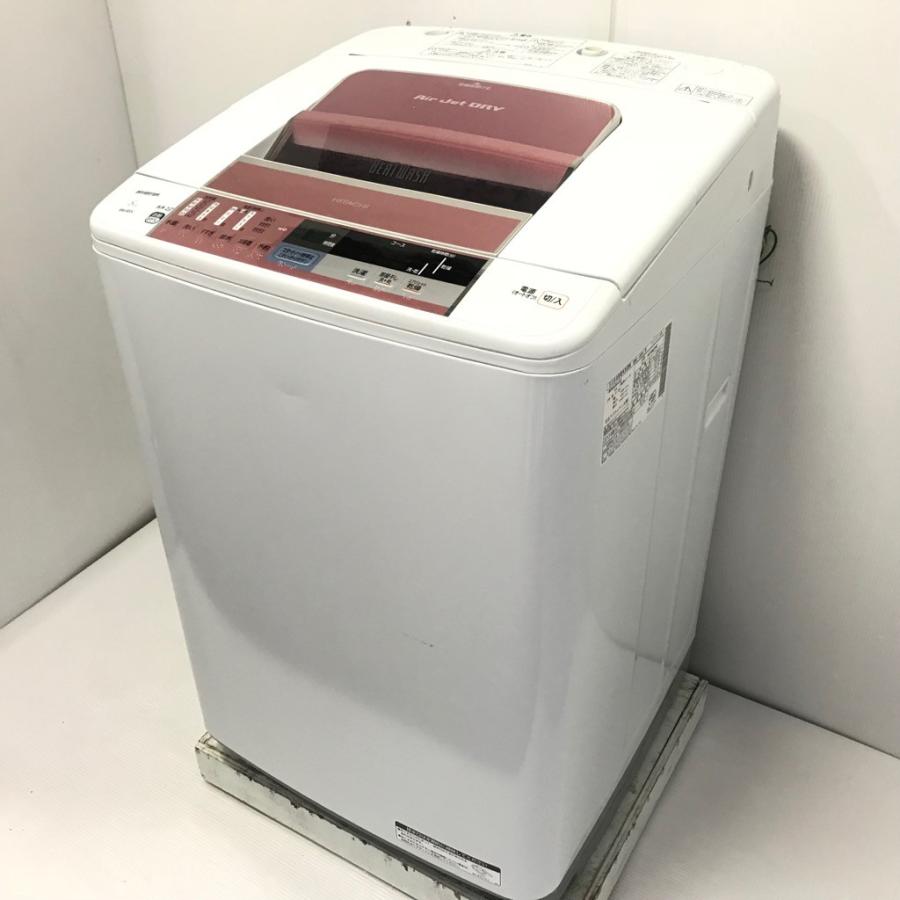 日立（HITACHI） 中古 8.0kg 全自動洗濯機 ビートウォッシュ 自動