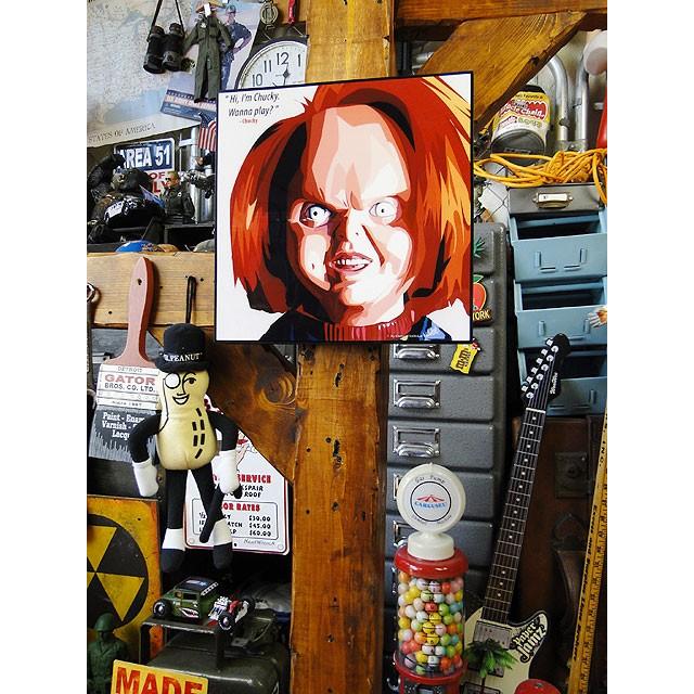 映画 チャイルドプレイ チャッキー ポップアートフレーム