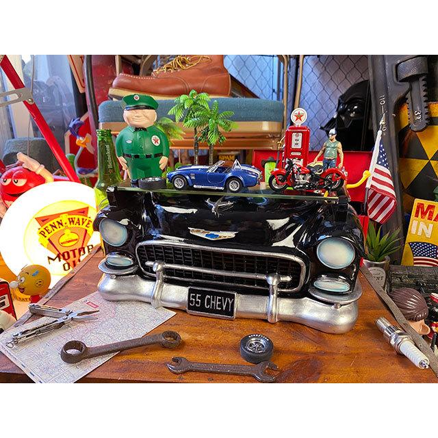 1955年シボレー ベルエア カーシェルフ Sサイズ （フロント/ブラック