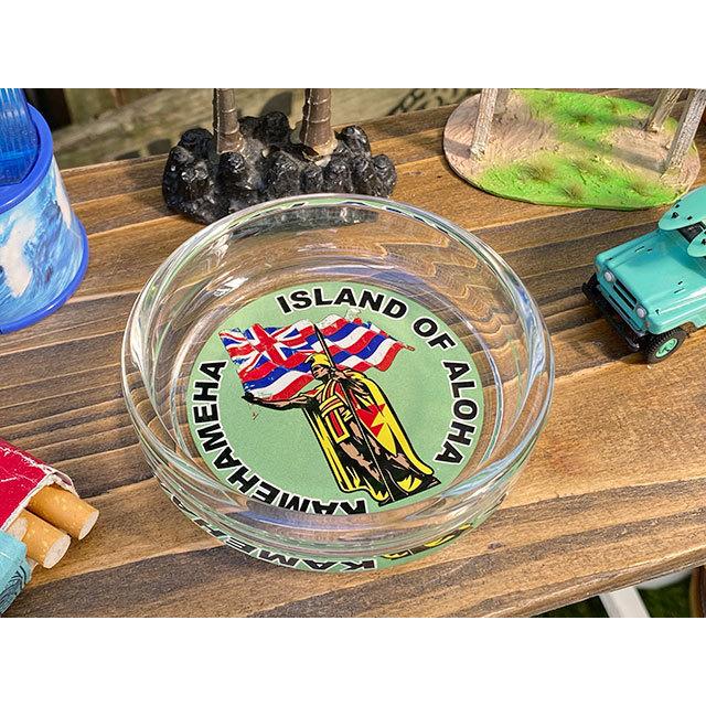 ハワイアン ガラスアシュトレイ （カメハメハ大王/スタンディング