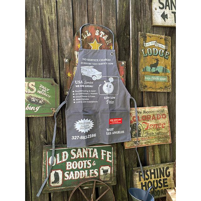 MERCURY（マーキュリー） ヴィンテージエプロン （グレー