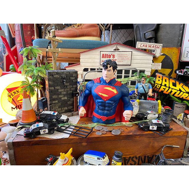 スーパーマン バストバンク □ アメリカン雑貨 アメリカ雑貨 貯金箱