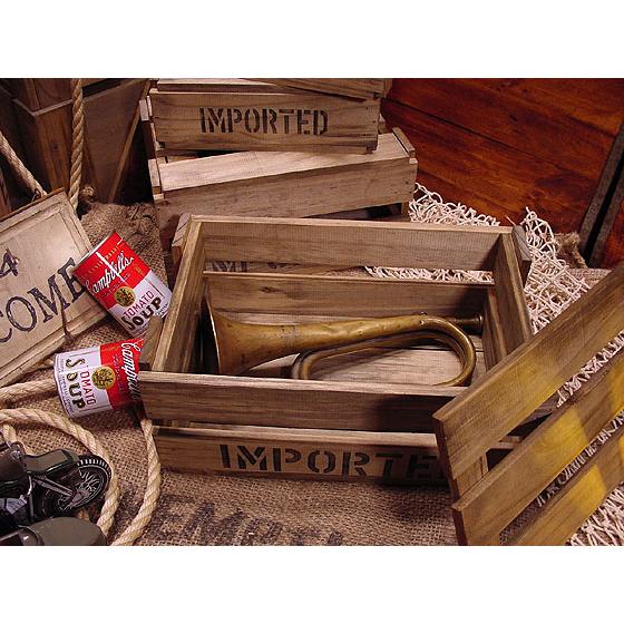 アメリカン レトロ ☆稀少な絶盤品☆ スカシBOX LLサイズ アメリカ雑貨