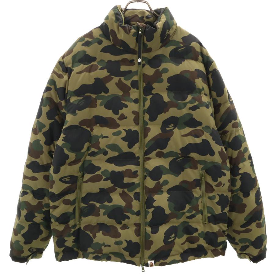 A BATHING APE（アベイシングエイプ） 美品 カモフラ柄 ダウン