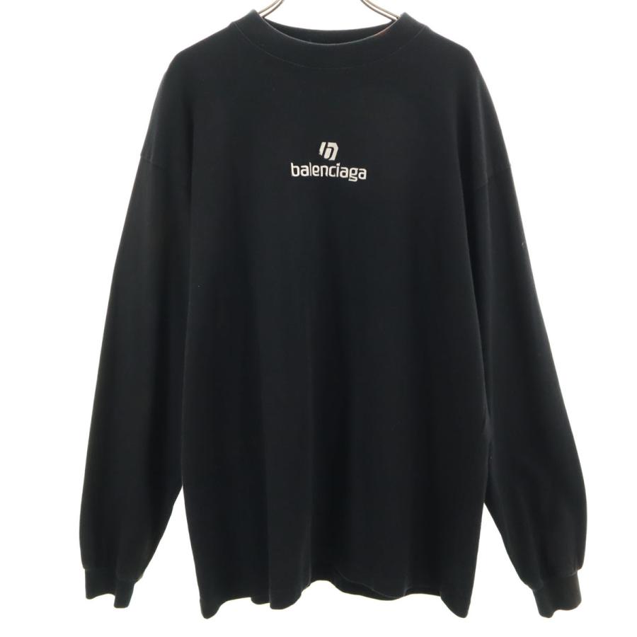 BALENCIAGA（バレンシアガ） ポルトガル製 長袖 Tシャツ S ブラック