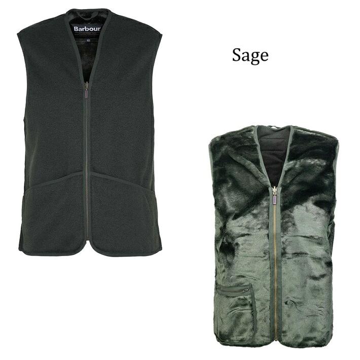 BARBOUR バブアー ベスト WARM PILE WAISTCOAT ZIP-IN LINER VEST