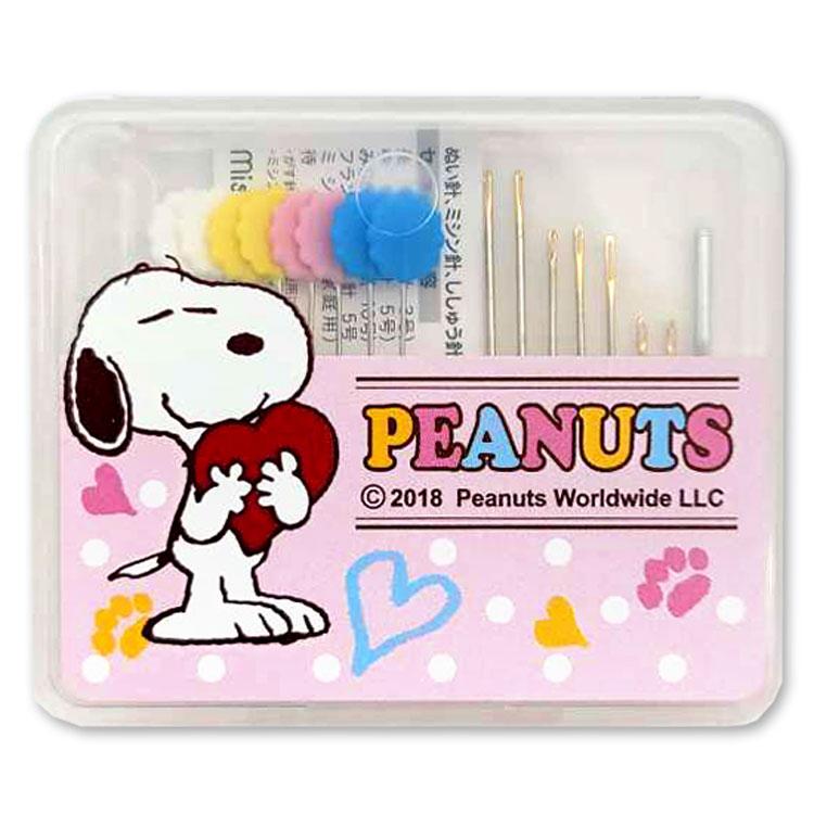 スヌーピー ニードルセット プラケース 085819 : キャラクター雑貨
