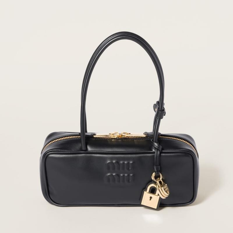 miu miu（ミュウミュウ） ボー レザー バッグ5BB173_2CRW_F0002_V_OTM