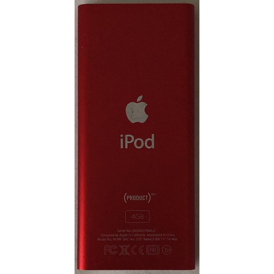 iPod nano Apple 第2世代（4GB）プロダクトレッド：MA725J/A : Centro