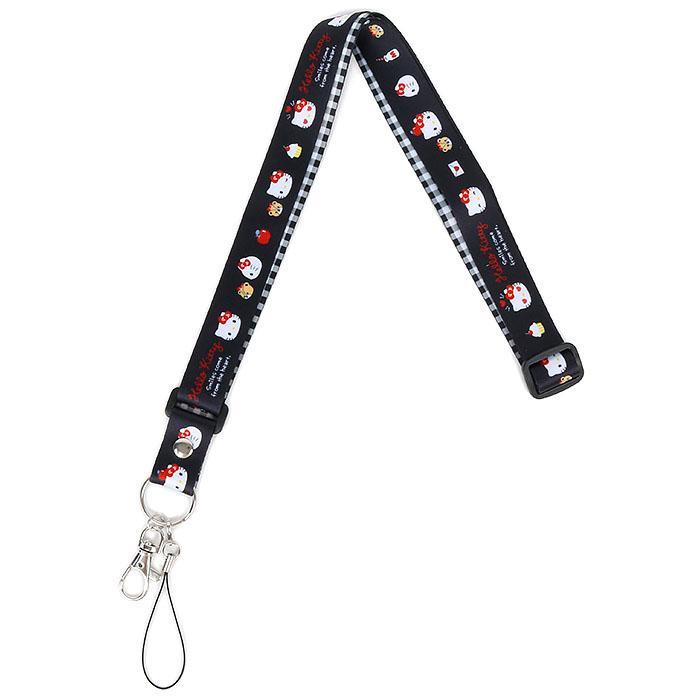 ハローキティ ネックストラップ 携帯ストラップ シンプル サンリオ