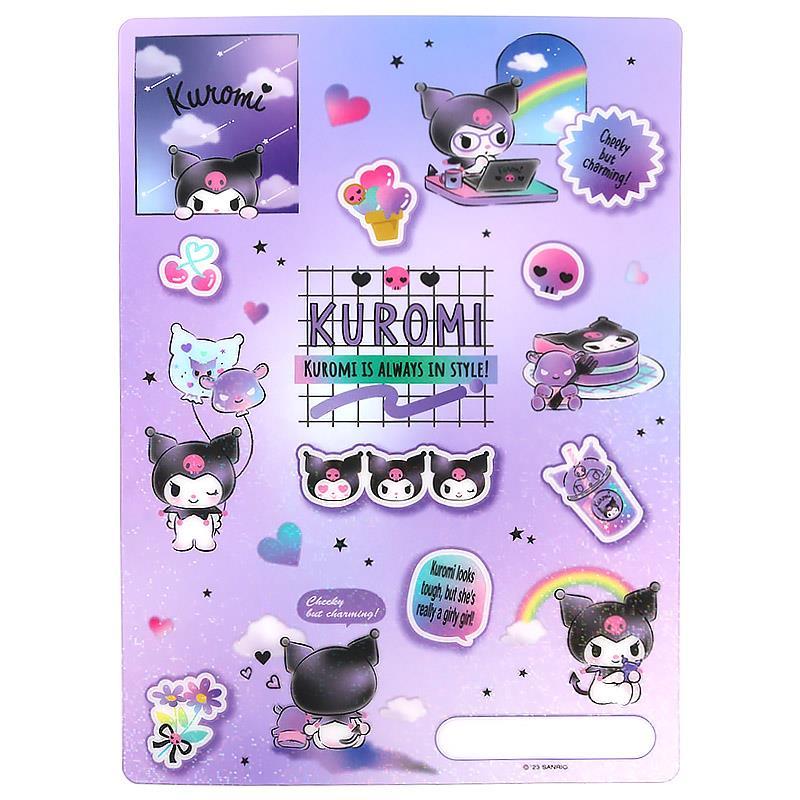 クロミ 下敷き ホログラム加工 日本製 サンリオ 入園入学 進級 応援