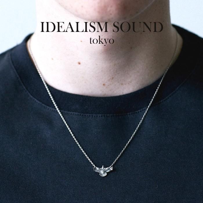 idealism sound（イデアリズムサウンド） TINY EAGLE NECKLACE SILVER
