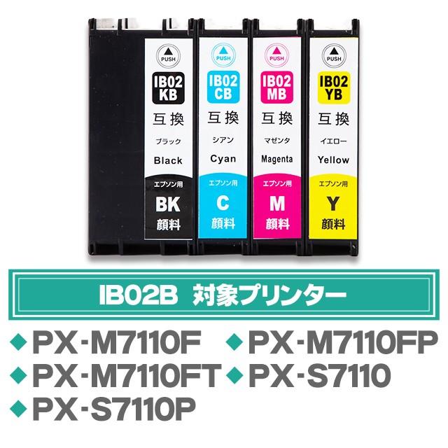 インクのチップス IB02B カラー3色セット エプソン プリンターインク