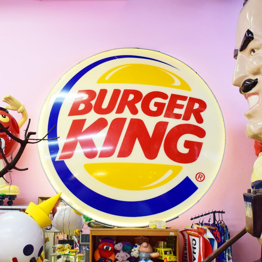BURGER KING】 Vintage Sign バーガーキング 大型看板 / ヴィンテージ