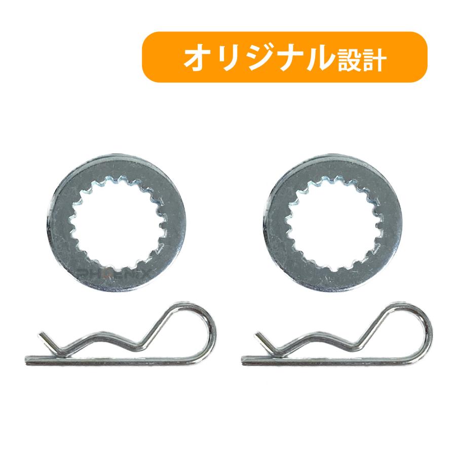 CKカスタム スペーサー ギザ ワッシャー ピン付き ジャイロ X TD02