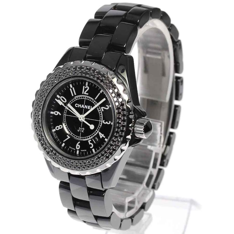 CHANEL（シャネル） ☆良品【CHANEL】シャネル J12 H1416 黒セラミック