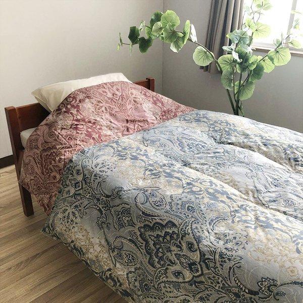 ロマンス小杉 爆買 羽毛肌掛け布団 日本製 シングル ダウンケット