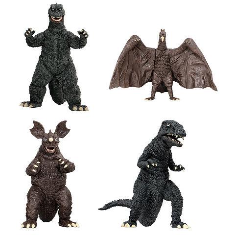 BANDAI（バンダイ） HG ゴジラ 怪獣総進撃編 全4種セット コンプ