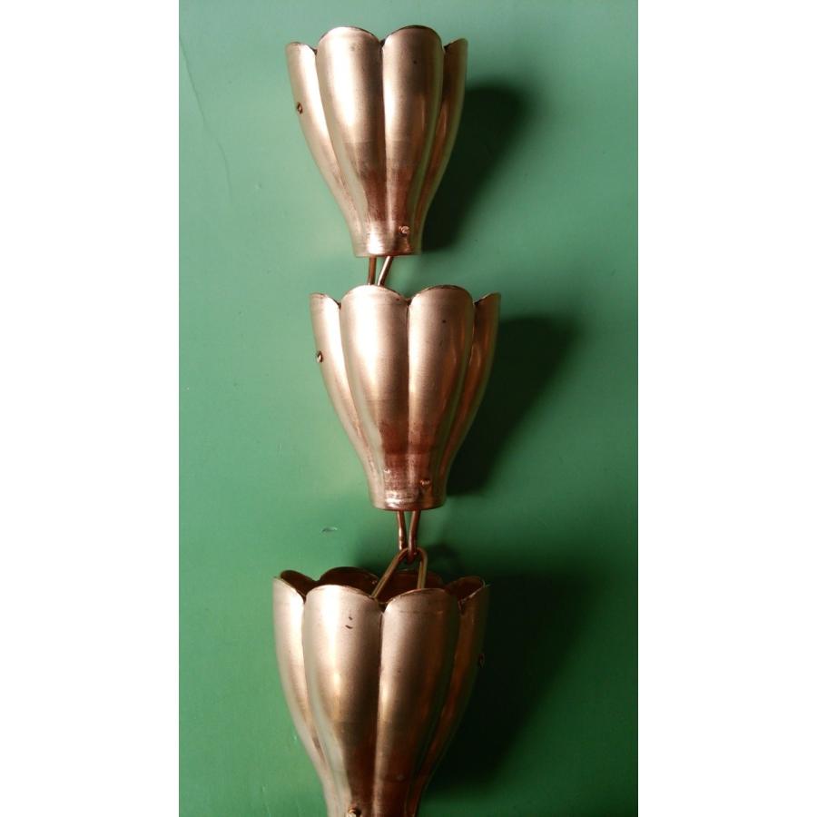 TANITA（タニタ） くさりとい 銅 スーパー銅雨とい 鎖樋 くさり樋