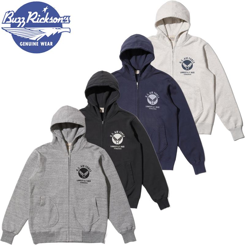 BUZZ RICKSON'S バズリクソンズ ミリタリー フルZIP スウェット