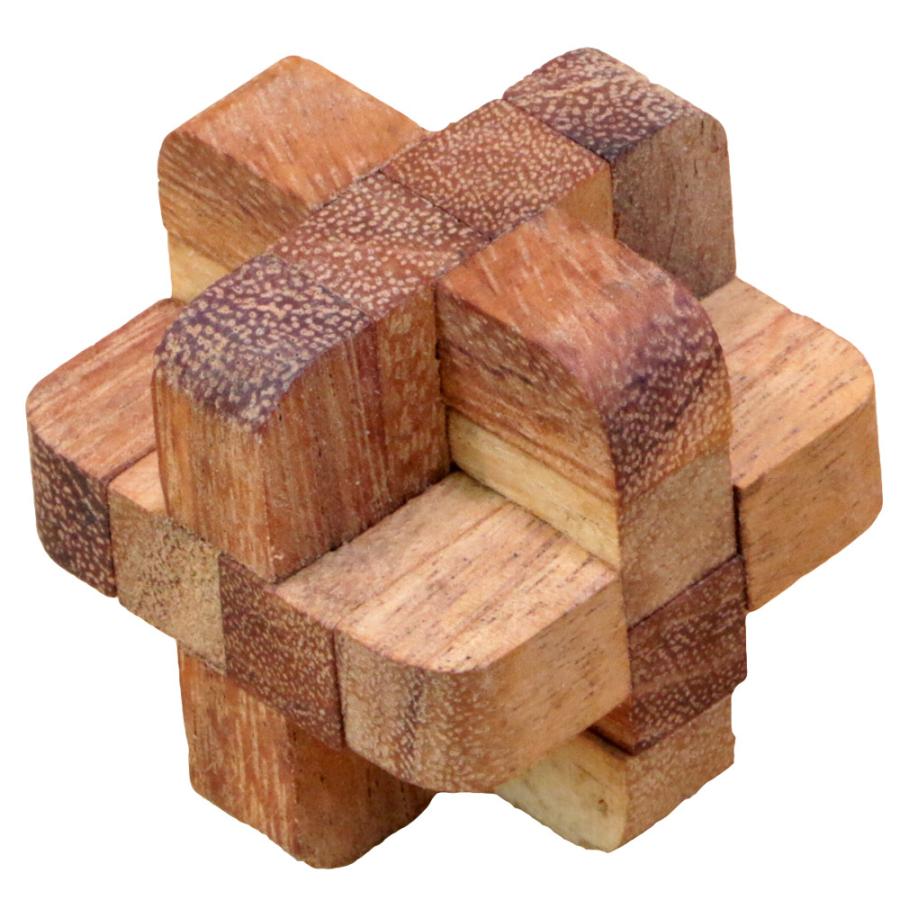 永久保存版】木製立体パズル12個＆知恵の輪12個のセット ギフトに最適