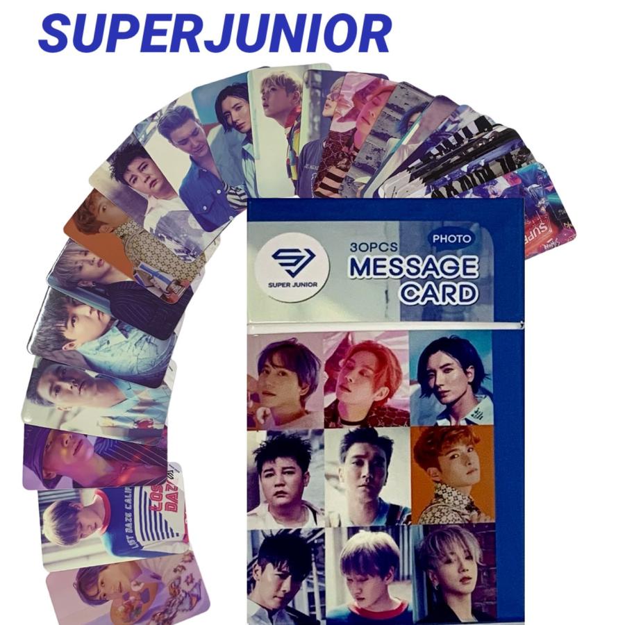 SUPERJUNIOR スーパージュニア フォトメッセージカード 30P トレカ