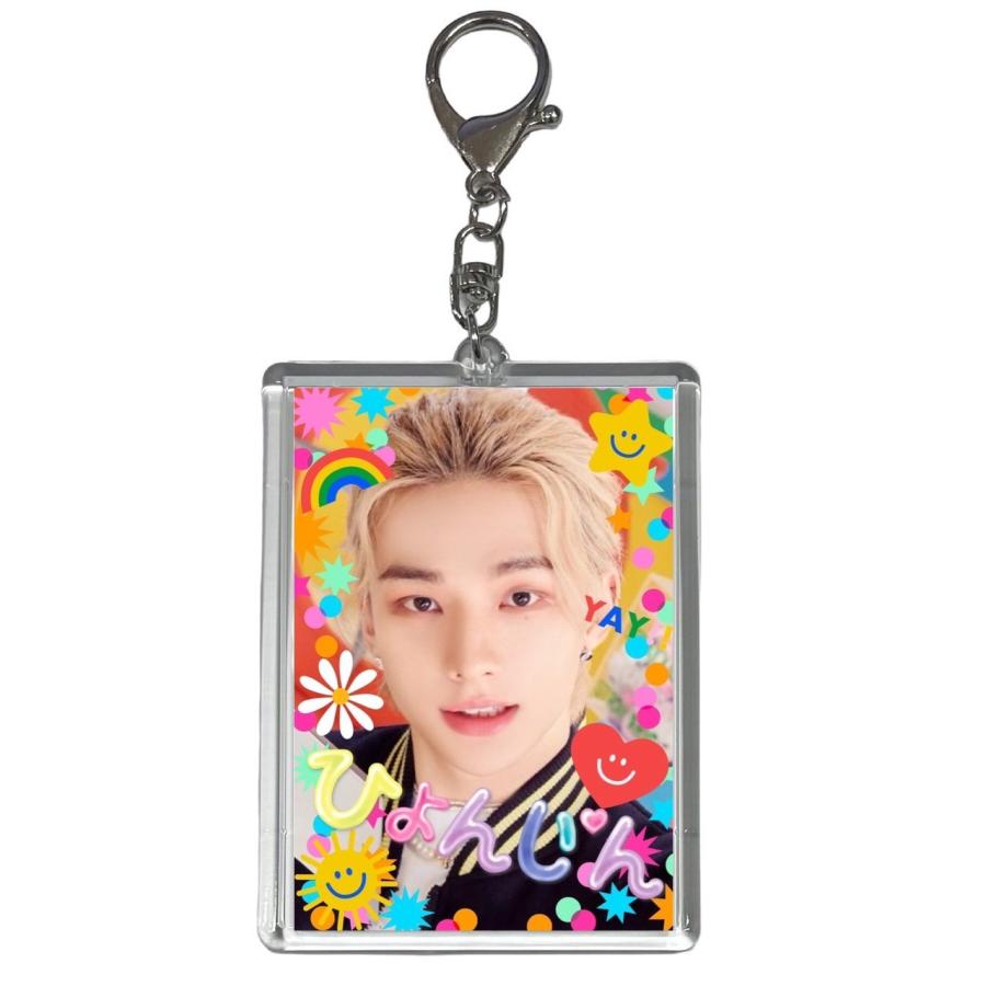 ヒョンジン StrayKids ストレイキッズ スキズ トレカサイズ 写真入り