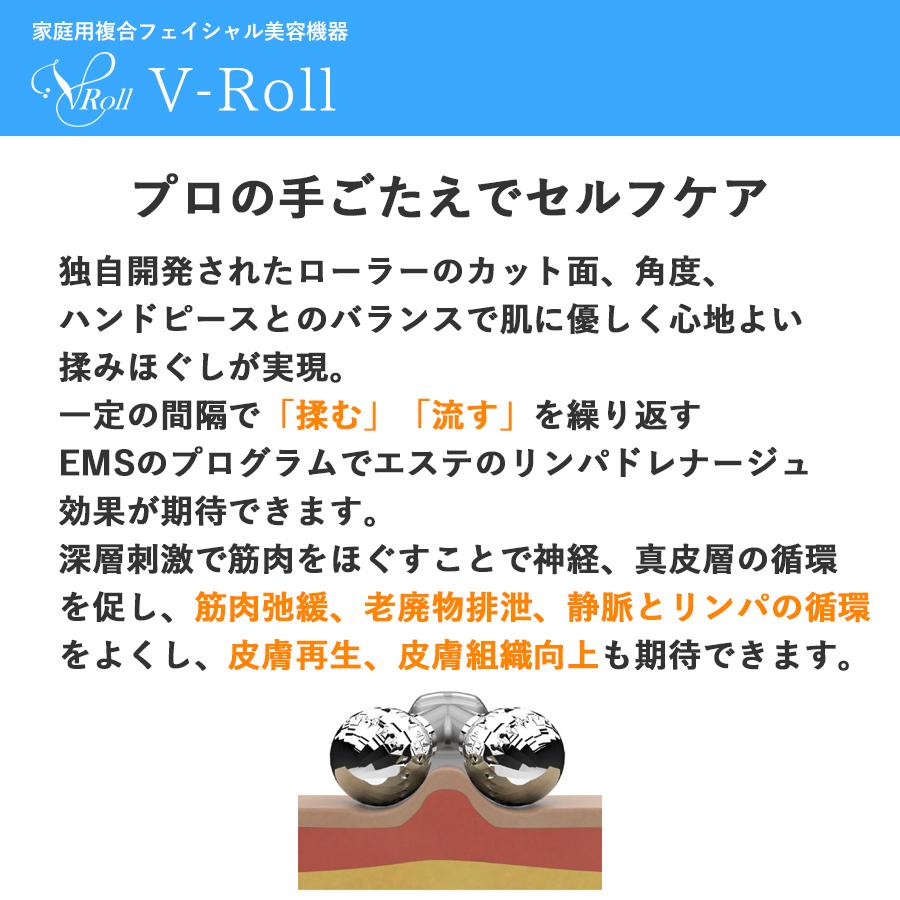 伊藤超短波 ブイロール V-ROLL ローラー型EMS美顔器 リフトアップ ハリ